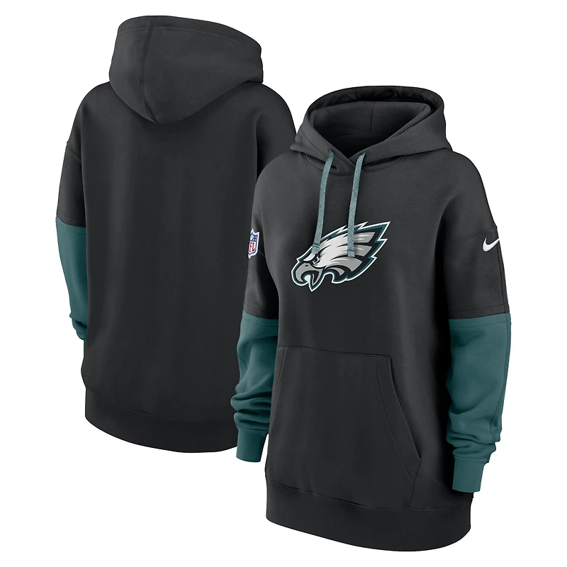 Women's Nike Black Philadelphia Eagles Sideline Essential Hoodie