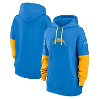 Women's Nike Powder Blue Los Angeles Chargers Sideline Essential Hoodie