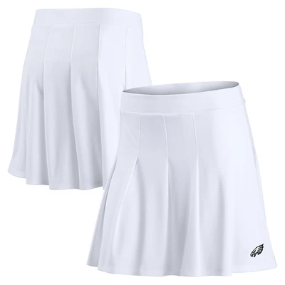 Women's Fanatics White Philadelphia Eagles Primary Logo Tennis Skort