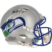 Steve Largent Seattle Seahawks Autographed Riddell 1983-2001 Throwback Speed Authentic Helmet with "HOF 95" Inscription
