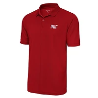 Men's Antigua  Red MIT Engineers Legacy Pique Polo
