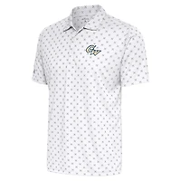 Men's Antigua  White George Washington University Spark Polo