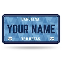 North Carolina Tar Heels 6" x 12" Personalized License Plate