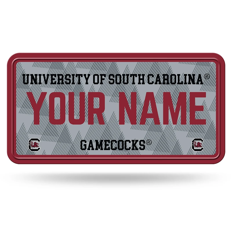 South Carolina Gamecocks 6" x 12" Personalized License Plate