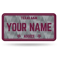 Texas A&M Aggies 6" x 12" Personalized License Plate