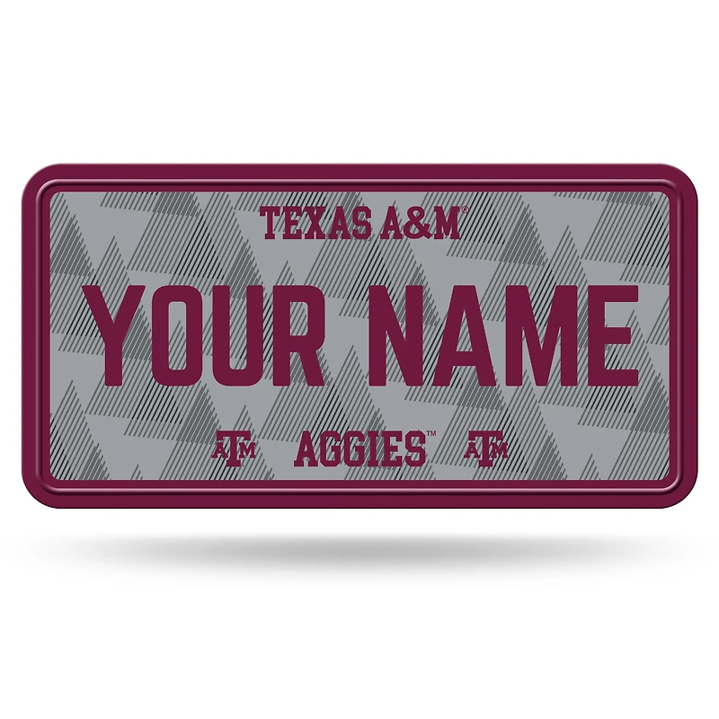 Texas A&M Aggies 6" x 12" Personalized License Plate