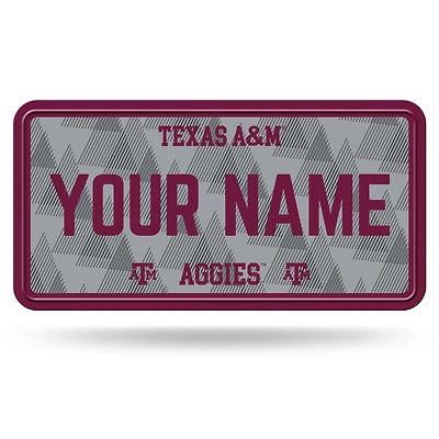 Texas A&M Aggies 6" x 12" Personalized License Plate