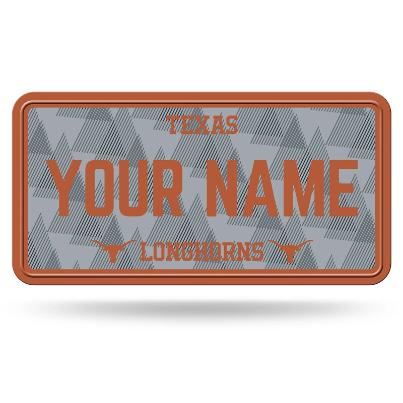 Texas Longhorns 6" x 12" Personalized License Plate