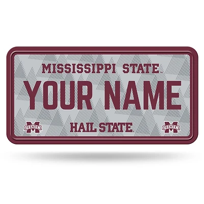 Mississippi State Bulldogs 6" x 12" Personalized License Plate
