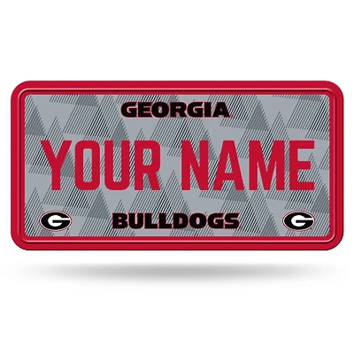 Georgia Bulldogs 6" x 12" Personalized License Plate