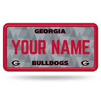 Georgia Bulldogs 6" x 12" Personalized License Plate