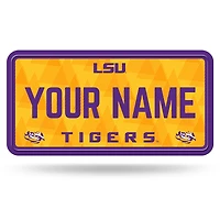 LSU Tigers 6" x 12" Personalized License Plate