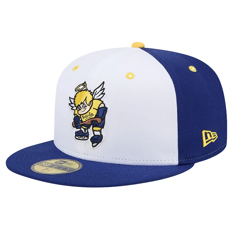 Men's New Era White St. Paul Saints Theme Night Fighting Saints 59FIFTY Fitted Hat