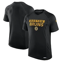 Men's Fanatics Black Boston Bruins Authentic Pro Rink Tech T-Shirt