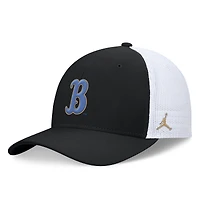 Men's Jordan Brand Black UCLA Bruins On-Field Rise Futura Performance Flex Hat