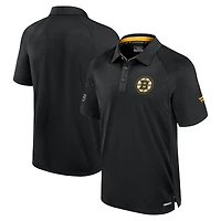 Men's Fanatics  Black Boston Bruins Authentic Pro Rink Polo