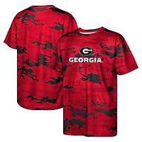 Youth Red Georgia Bulldogs Scrimmage Sublimated T-Shirt