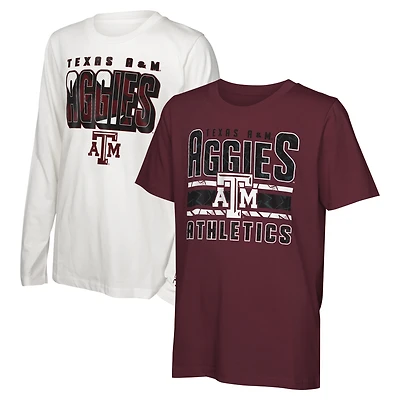 Youth Texas A&M Aggies In the Mix T-Shirt Combo Set