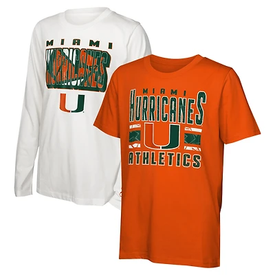 Youth Miami Hurricanes In the Mix T-Shirt Combo Set