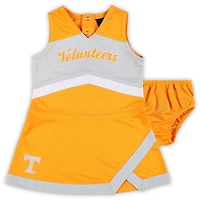 Girls Preschool Tennessee Orange Tennessee Volunteers Two-Piece Cheer Captain Jumper Dress & Bloomers Set