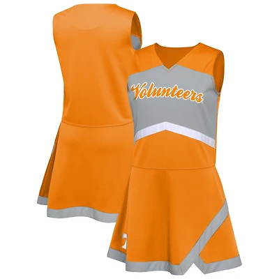 Girls Youth Tennessee Orange Volunteers Cheer Captain Jumper Dress