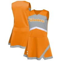 Girls Youth Tennessee Orange Volunteers Cheer Captain Jumper Dress