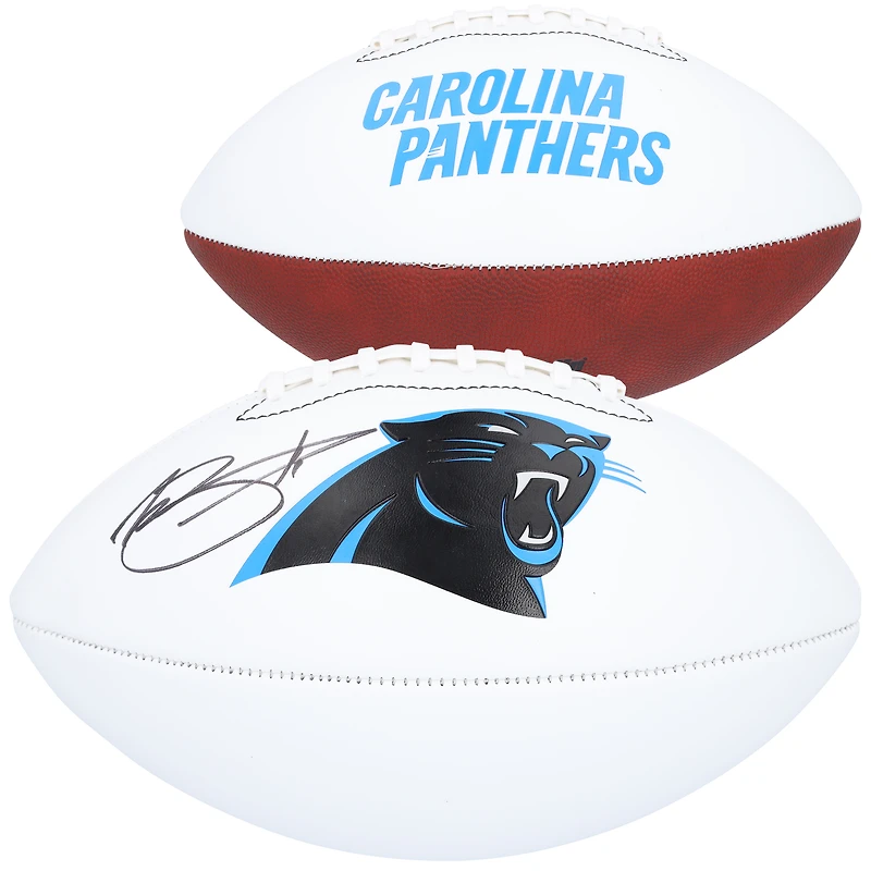 Bryce Young Carolina Panthers Autographed Franklin White Panel Football