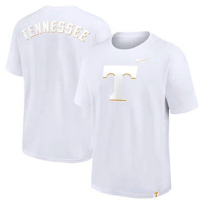 Men's Nike White Tennessee Volunteers Statement 2-Hit Max90 T-Shirt
