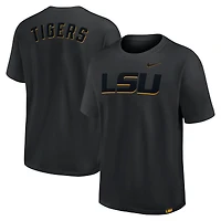 Men's Nike Black LSU Tigers Statement 2-Hit Max90 T-Shirt