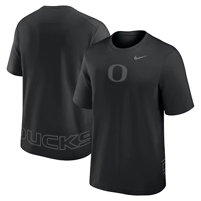 Men's Nike Black Oregon Ducks Primary Statement Two-Hit Performance T-Shirt