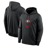 Men's Nike Black Georgia Bulldogs Icon Football Performance Pullover Hoodie