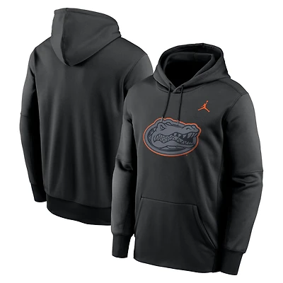 Men's Jordan Brand Black Florida Gators Color Pop Performance Fleece Pullover Hoodie