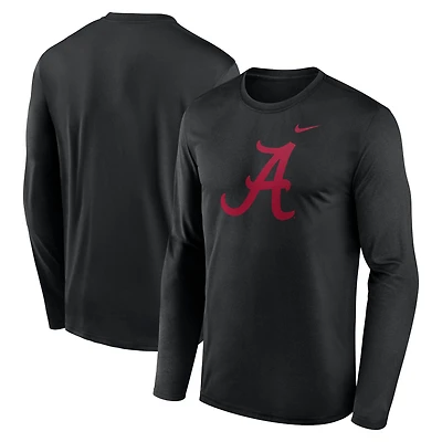 Men's Nike Black Alabama Crimson Tide Primetime Primary Legend Long Sleeve T-Shirt