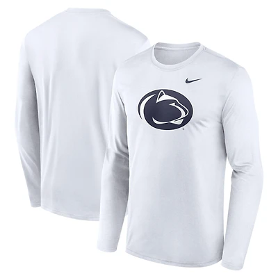 Men's Nike White Penn State Nittany Lions Primetime Primary Legend Long Sleeve T-Shirt
