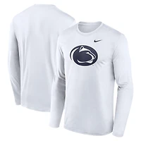 Men's Nike White Penn State Nittany Lions Primetime Primary Legend Long Sleeve T-Shirt