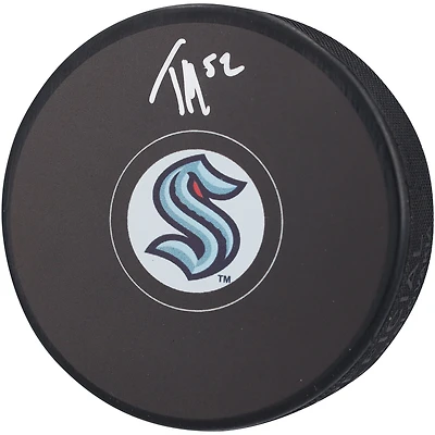 Tye Kartye Seattle Kraken Autographed Hockey Puck