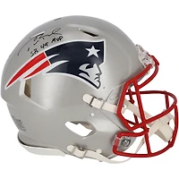 Tom Brady New England Patriots Autographed Riddell Speed Authentic Helmet with "SB 49 MVP" Inscription