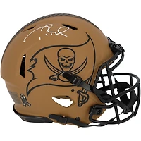 Tom Brady Tampa Bay Buccaneers Autographed Riddell 2023 Salute to Service Speed Authentic Helmet - Signed in White Ink