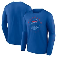 Men's Fanatics Royal Buffalo Bills Stat Sheet Long Sleeve T-Shirt