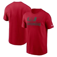Men's Nike Red Tampa Bay Buccaneers Air Essential T-Shirt
