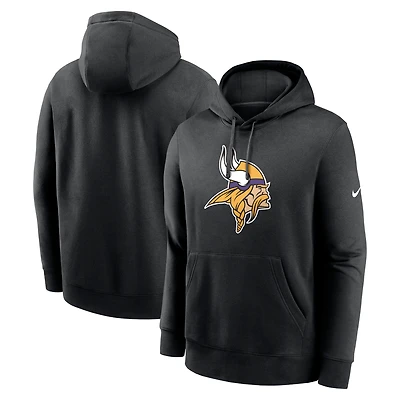 Men's Nike Black Minnesota Vikings Primetime Club Logo Hoodie