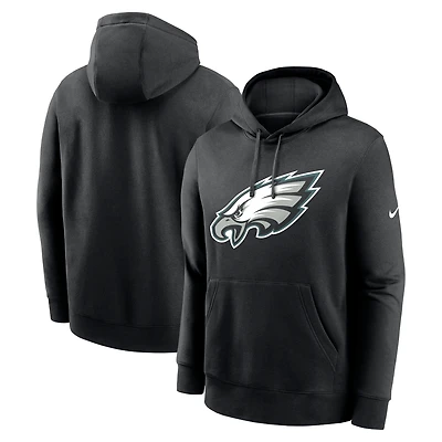 Men's Nike Black Philadelphia Eagles Primetime Club Logo Hoodie