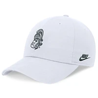 Men's Nike White Michigan State Spartans Legacy Club Performance Adjustable Hat
