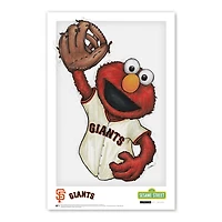 Elmo San Francisco Giants 11" x 17" Sesame Street Poster Print
