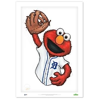 Elmo Detroit Tigers 24" x 36" Sesame Street Limited Edition Fine Art Print