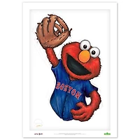 Elmo Boston Red Sox 24" x 36" Sesame Street Limited Edition Fine Art Print