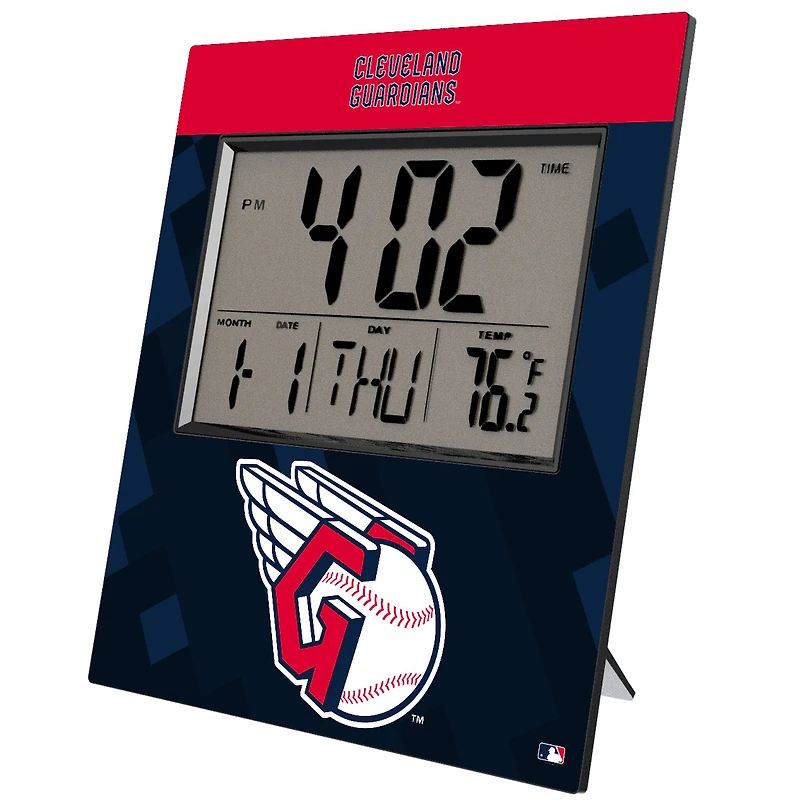 Keyscaper Cleveland Guardians Digital Desk Clock