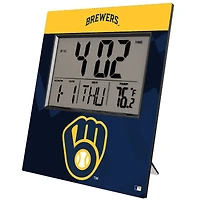 Keyscaper Milwaukee Brewers Digital Desk Clock