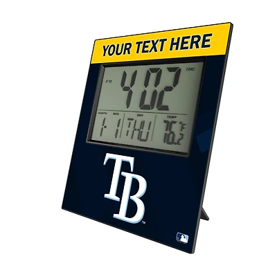 Keyscaper Tampa Bay Rays Personalized Digital Desk Clock