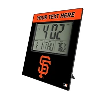 Keyscaper San Francisco Giants Personalized Digital Desk Clock